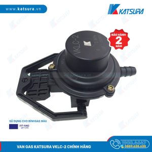 Van gas Katsura VKLC-2 chính hãng dùng cho bình gas màu xanh đen (VT-Gas)