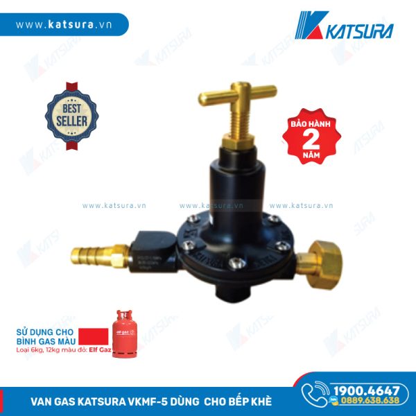 Van khè Katsura VKMF-5 Nhật Bản dùng bình gas đỏ (Elf Gaz)